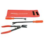 Набор инструментов для снятия обшивки 3 предмета (в красном чехле)