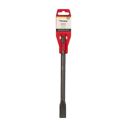 Зубило SDS+ 14*20*250 плоское KRANZ (1/10)