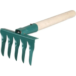 Грабли витые 5 зубьев с деревянным черенком ГВ-5 (10)