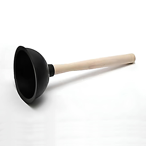 Вантуз резиновый 22,5*10см с деревянной ручкой КИТ (1/120)