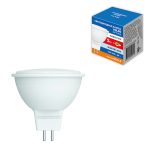 Лампа LED MR16 220V 5Вт 4000K GU5.3 матовая JCDR Volpe