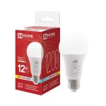 Лампа LED Стандарт 12Вт Е27 3/4/6500K 220В IN HOME VC А60 1200Лм ЗССТ с перекл на лампе (10/100)