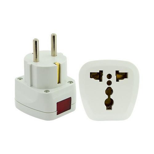 Адаптер для вилки Переходник Sinu-7369 английский универсальный диод подсветка (1/24/480) Адаптер для вилки Переходник Sinu-7369 английский универсальный диод подсветка (1/24/480)