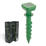 Отпугиватель кротов ультразвуковой R 25м SCREW на солнечной батарее ЧЕТЫРЕ СЕЗОНА