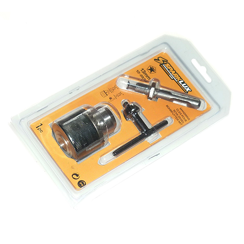 Патрон сверлильный (для дрели) 13мм +ключ хр-0750-SL (1/10/60)