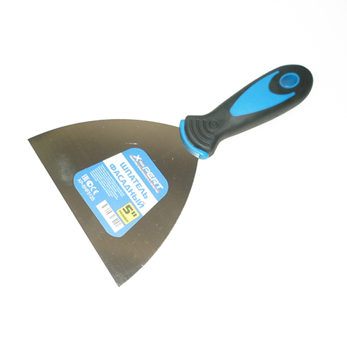 Шпатель 125мм пластиковая ручка PRO (1/120)