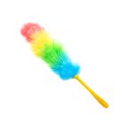 Метелка сметка для пыли радужная с желт ручкой AN-392 (1/10)