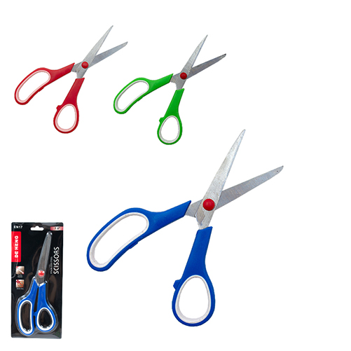 Ножницы хозяйственные 180мм 7,5" EN17 SCISSORS нерж сталь / эргоном ручки (1/12/360)