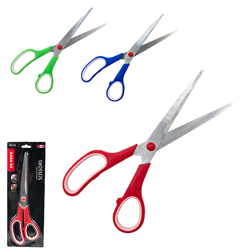 Ножницы хозяйственные 230мм 9,5" EN19 SCISSORS нерж сталь / эргоном ручки (1/12/360)