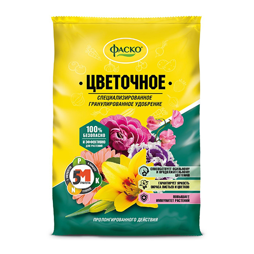 Удобрение Цветущие минеральное 1кг Фаско (1/20)
