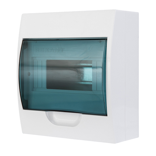 Бокс ЩРН-П-8 REXANT IP41 накладной пластик белый