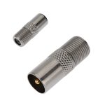 ТВ Переходник гнездо F- штекер TV Zn PROconnect