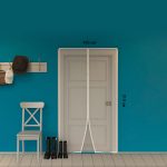 Антимоскитная сетка дверная 210*100см белая с магнитами по всей длине ЧЕТЫРЕ СЕЗОНА