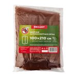 Антимоскитная сетка дверная 210*100см коричневая с магнитами по всей длине REXANT