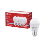 Лампа LED шар 18Вт E-27 6500К 220V 1620Лм ШАР-VC IN HOME 4PACK (4шт/уп) (1/25)