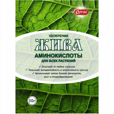 Удобрение из аминокислот ЖИВА 10гр (1/100)