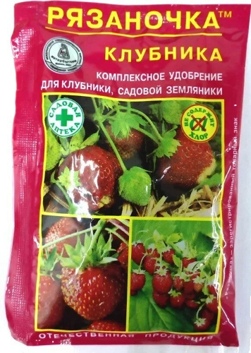 Удобрение минеральное для клубники 60гр Рязаночка А (1/120)