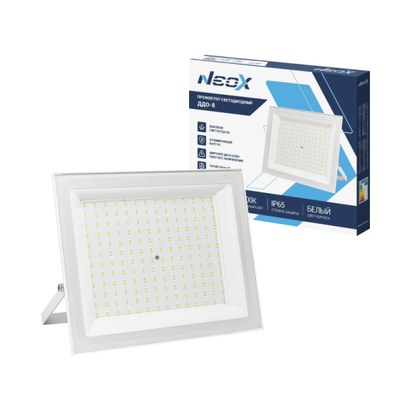 Прожектор LED 150Вт NEOX 230В 6500К 15000Лм 100лм/Вт IP65 ДДО-8 белый