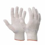Перчатки х/б 6 ниток 7,5 класс белые (10/300)
