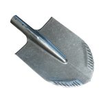 Лопата штыковая S506-11 остроконечная с зубьями из рельсовой стали (1/12)