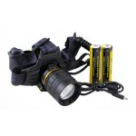 Фонарь налобный аккум LED HT-182-2-TG 1 ярк., 2 акк.+ microUSB, zoom