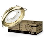 Светильник точечный GX53 R-standart RS-10PACK металл золото IN HOME (10шт/уп)