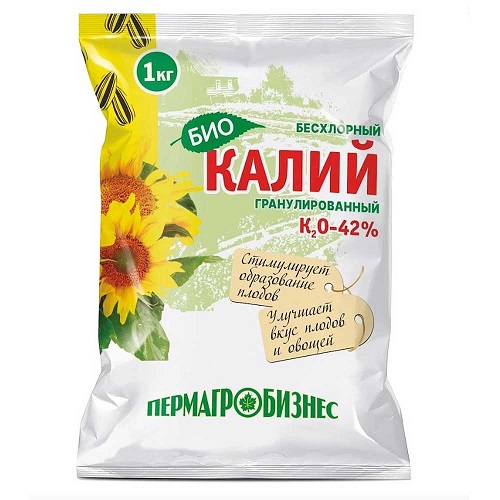 Удобрение Калий бесхлорный гранулированный 1кг