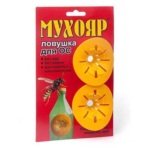 Средство от ос (вставка в бутылку) Мухояр (1/80)