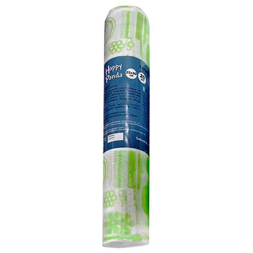 Салфетки Happy Panda HP-CL43 с перфорацией, спанлейс, 25*30см, рулон 20шт