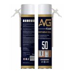 Пена монтажная бытовая 700мл/740гр всесезонная AVG 50 (1/12)
