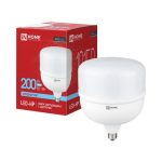 Лампа LED Высокомощная 200Вт 230В E27 с адаптером Е40 6500К 19150Лм HP-PRO IN HOME