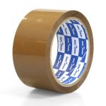 Скотч упаковочный коричневый 66м*50мм*40мкм арт 225 Klebebander (6/36)