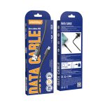 Кабель для зарядки и передачи данных S14 microUSB черный 3А, 2м, Smartbuy