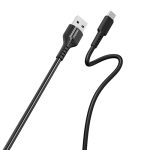 Кабель для зарядки и передачи данных S33 Type-C черный 5А, 1м, Smartbuy