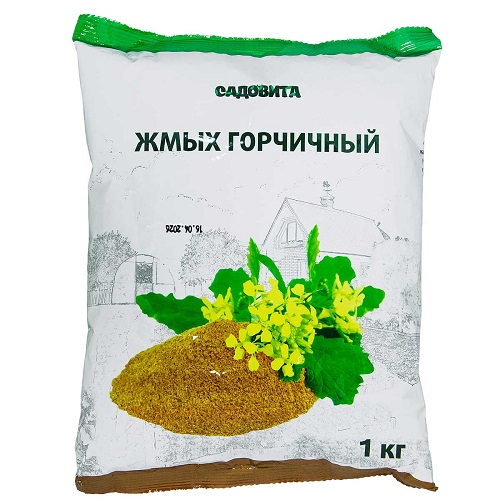 Удобрение Жмых горчичный 1кг Садовита (1/12)