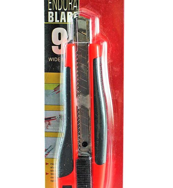 Нож пистолетный CUTTER ENDURA BLADE 285 18мм кр/черн (1/580)
