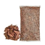 Мульча из коры сибирской сосны 60л крупная (5-10см)
