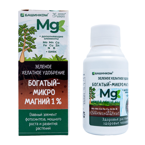 Удобрение микро Mg (магний 1%+микроэлементы) 0,1л (1/30)