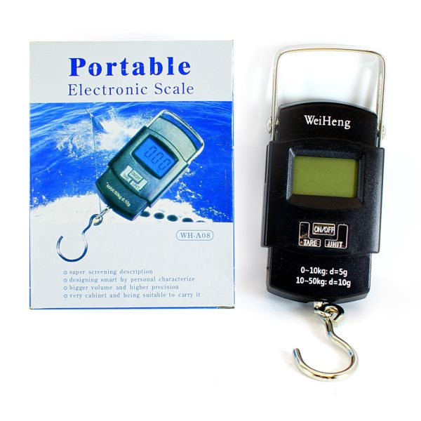 Безмен цифровой T-A08 LCD-дисплей 50кг (1/100)
