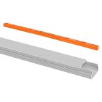 Кабель-канал серый 15*10 (12 шт по 2 м) TDM