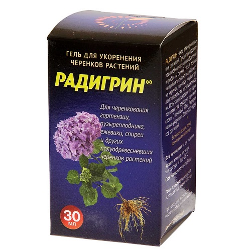 Средство для укоренения черенков растений (гель) 30мл цион радигрин (1/12)