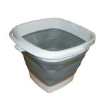 Ведро 10л силикон, складное (1/24)