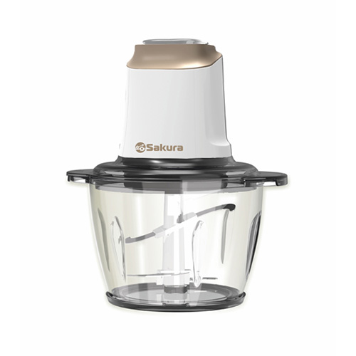 Чоппер эл. SAKURA SA-6261W 500Вт, чаша 1,2 л, 4 ножа Чоппер эл. SAKURA SA-6261W 500Вт, чаша 1,2 л, 4 ножа