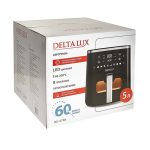 Аэрогриль DELTA LUX DE-6700 5л, 1500Вт, черный (1/2)