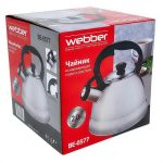 Чайник для плит со свистком WEBBER BE-0577 2л, нерж (1/12)