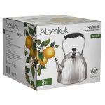 Чайник для плит ALPENKOK АК-548 3л нерж (1/12)