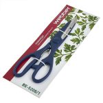 Ножницы кухонные WEBBER BE-5208/1 20,5см, синие, нерж (1/12/72)