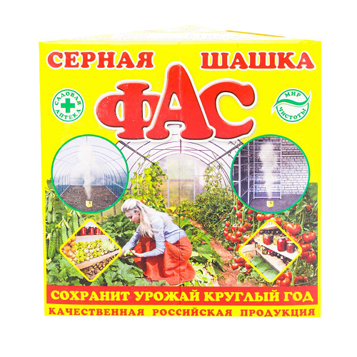 Шашка серная ФАС  (треугольн.) 300г  х30