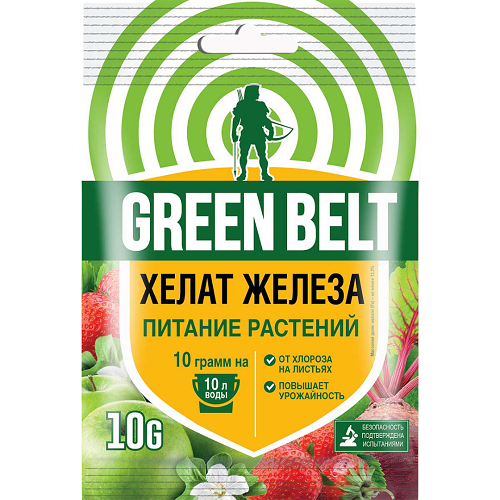 Удобрение Хелат железа (пакет 10гр)Техноэкспорт 04-507/04-968 х100/50