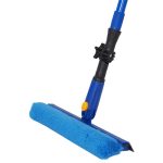 Стекломой Happy Panda HP-WG05 c водосгоном и черенком, 80см, насадка микрофибра, синий